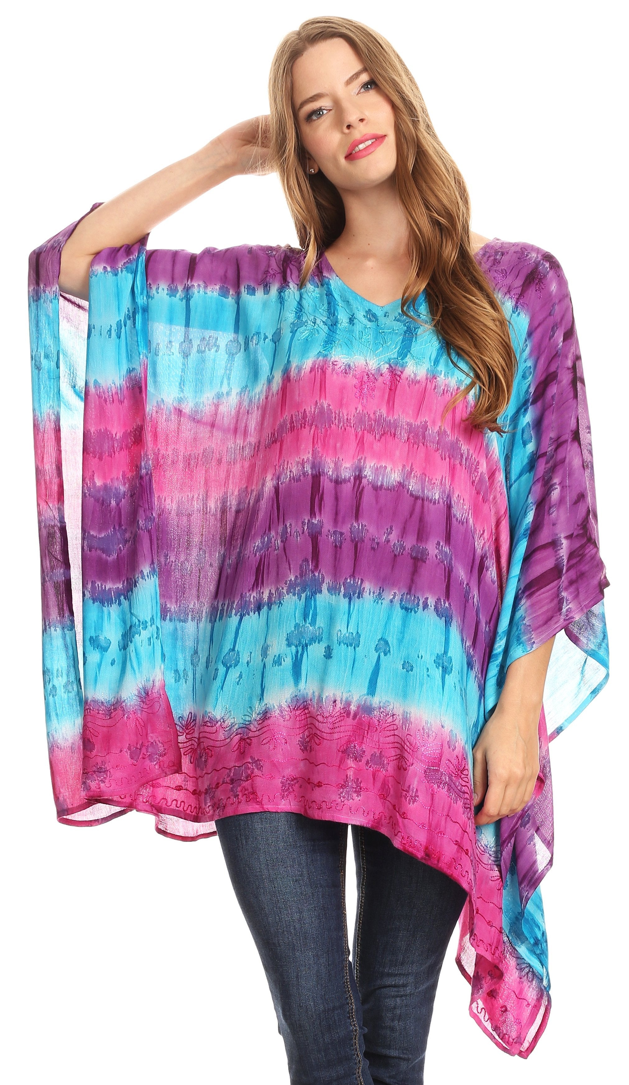 Sakkas - Adalwin Desert Sun Lightweight Circle Ponch Tunic