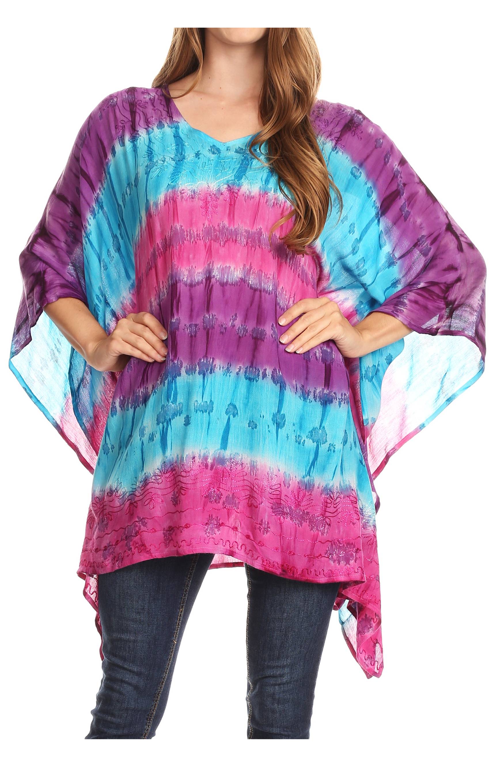 Sakkas - Adalwin Desert Sun Lightweight Circle Ponch Tunic