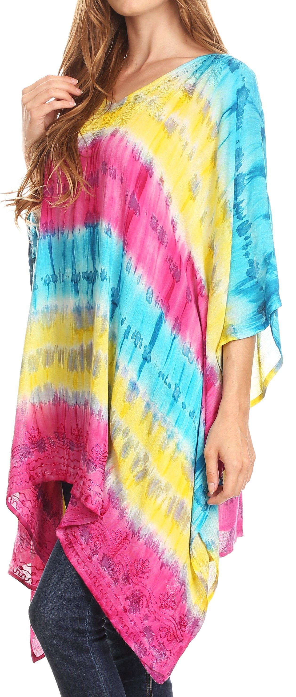 Sakkas - Adalwin Desert Sun Lightweight Circle Ponch Tunic