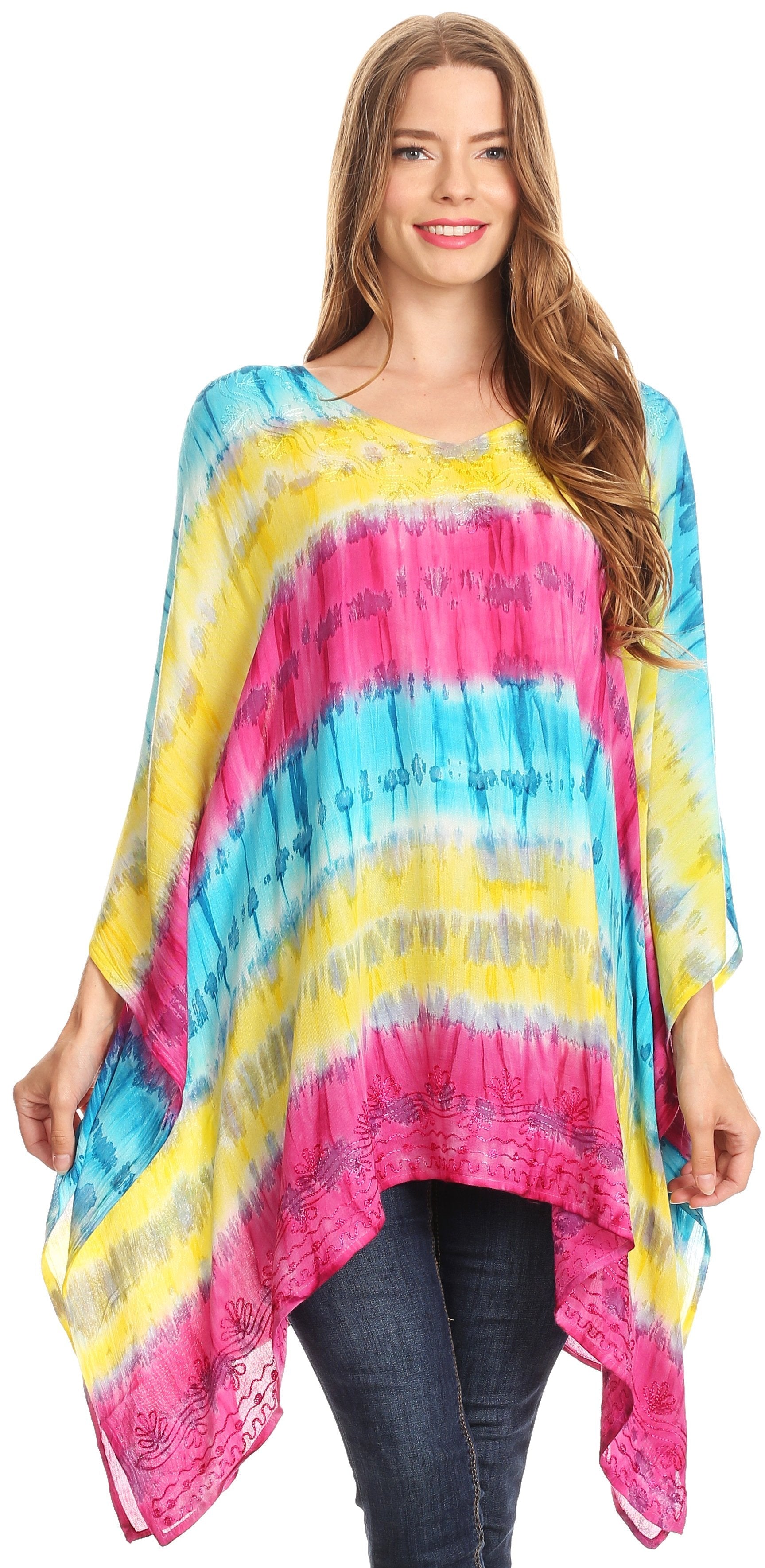 Sakkas - Adalwin Desert Sun Lightweight Circle Ponch Tunic