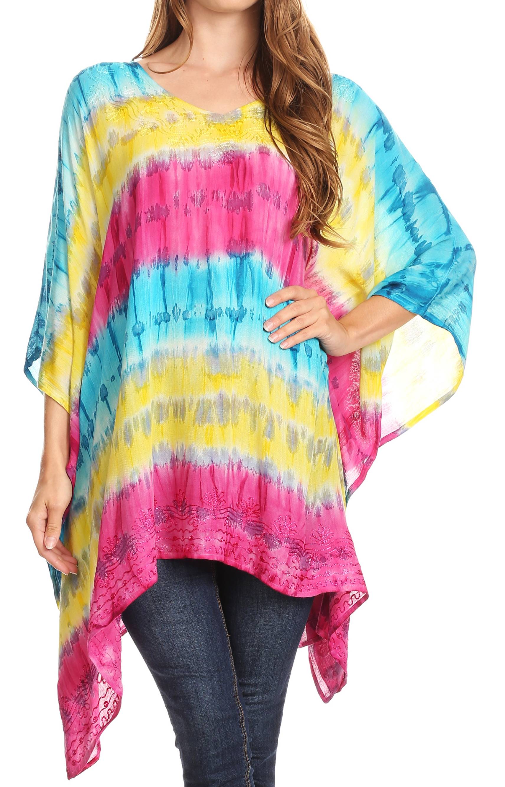 Sakkas - Adalwin Desert Sun Lightweight Circle Ponch Tunic