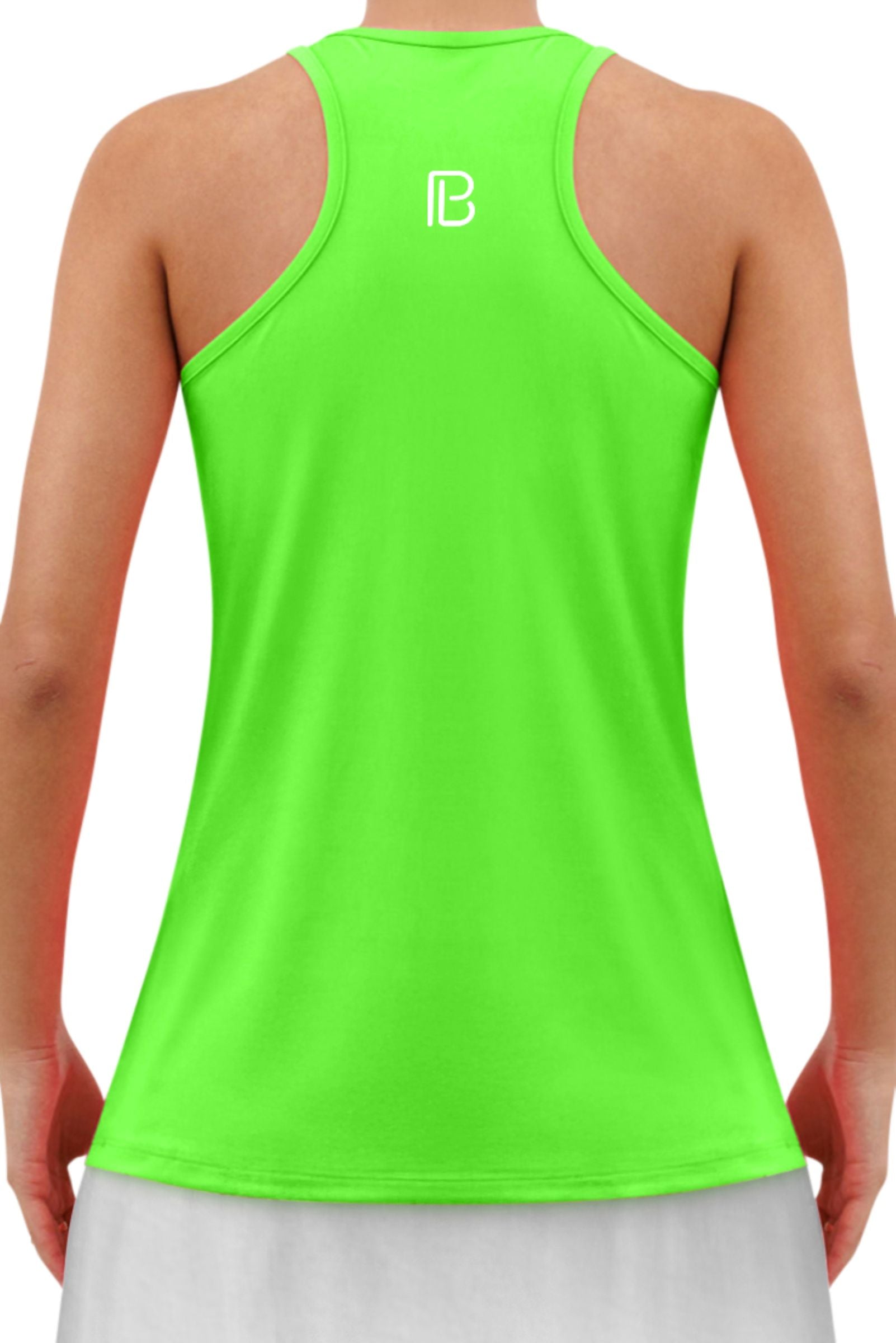 Pickleball Bella Racerback Tank Gecko Green