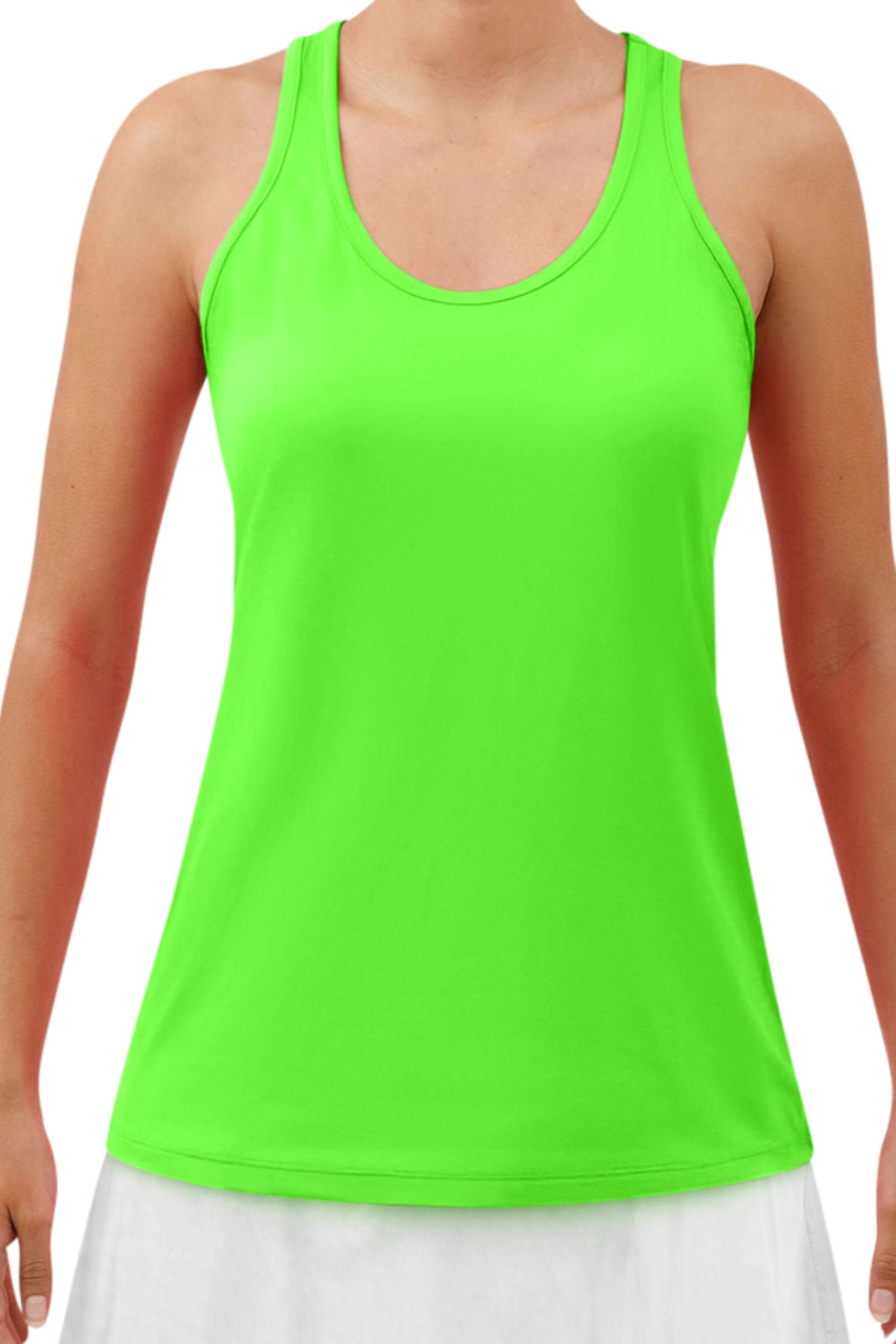 Pickleball Bella Racerback Tank Gecko Green