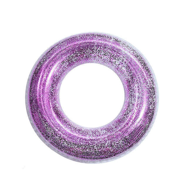 Transparent Sequined Swimming Ring