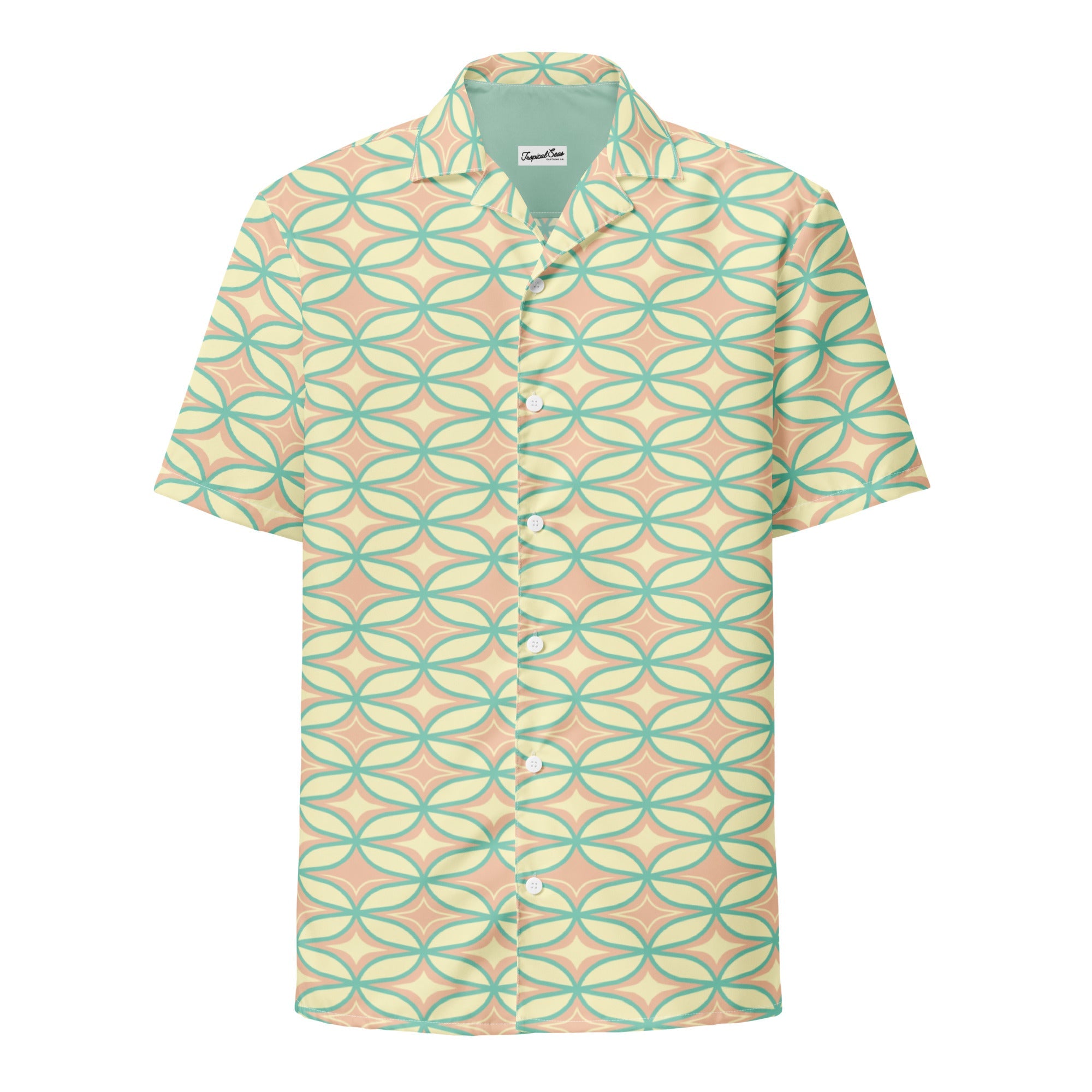 Tropic Shades Villa Hawaiian Button Down Shirt
