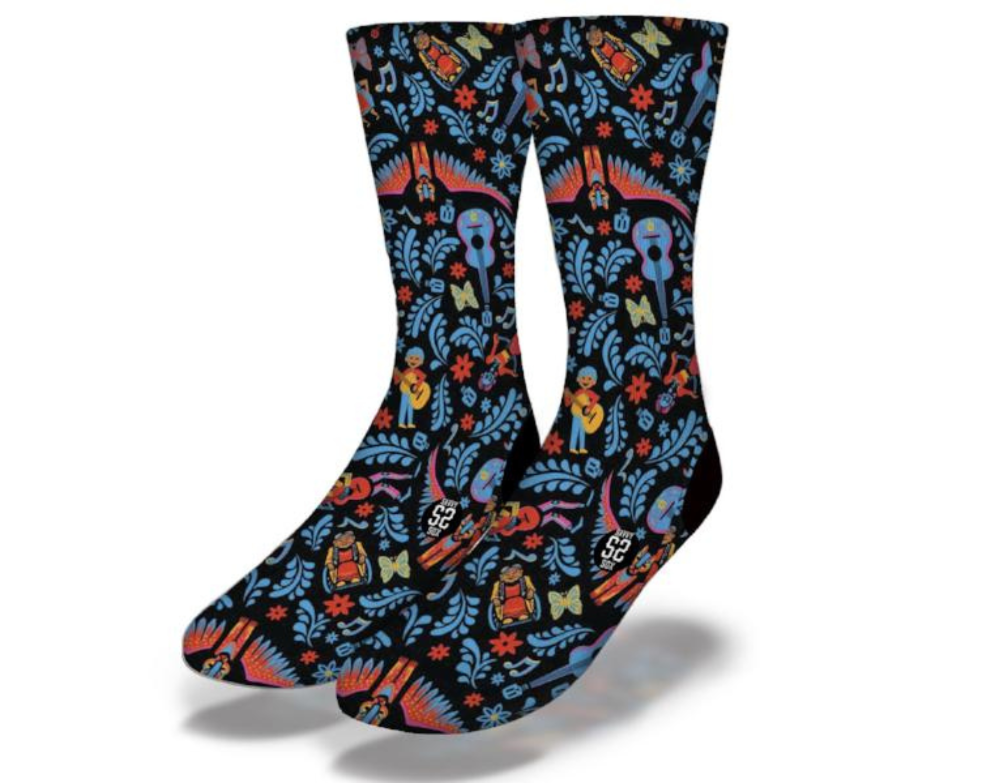 Mexicali Blues Music Lovers Guitar Socks