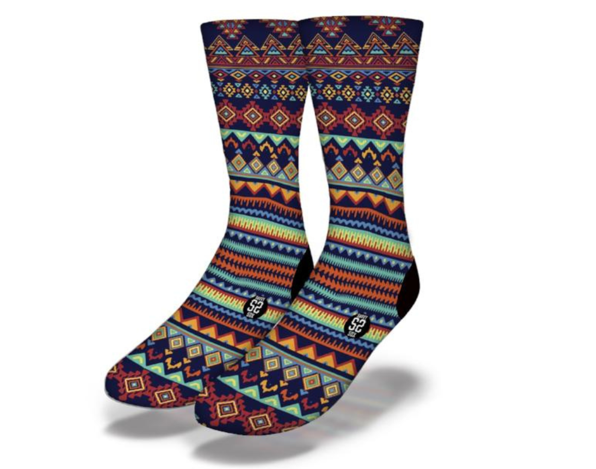 Ugly Sweater Pattern Socks