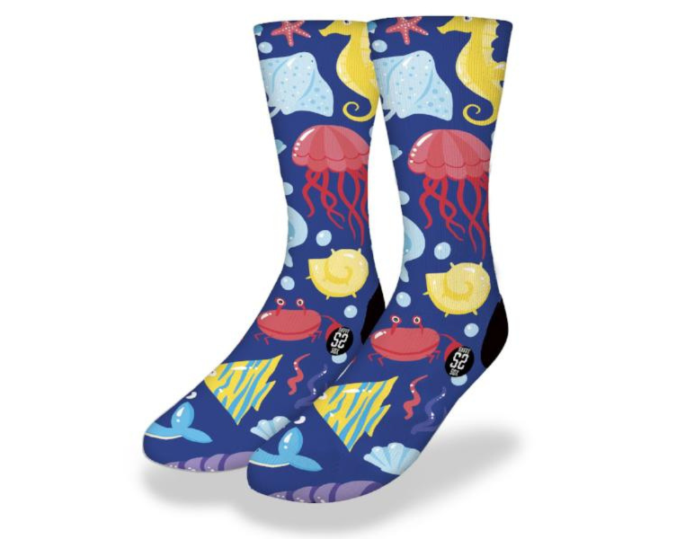 Sea Life Fun Fish Socks