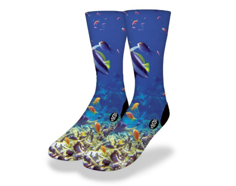 Technicolor Ocean Reef Socks