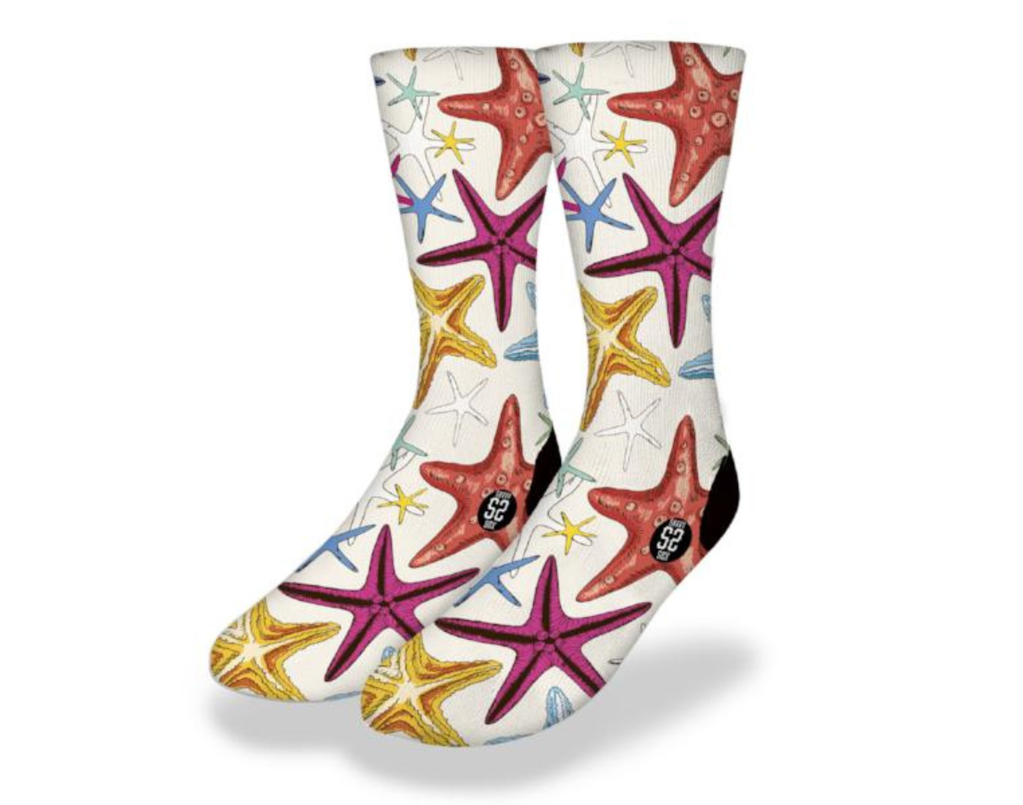 Multi Color Starfish Socks