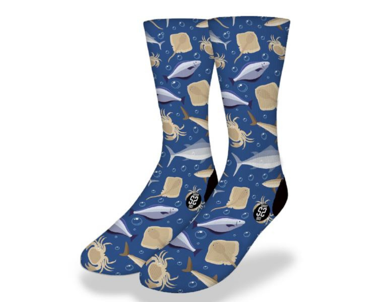 Blue Ocean Sealife Socks