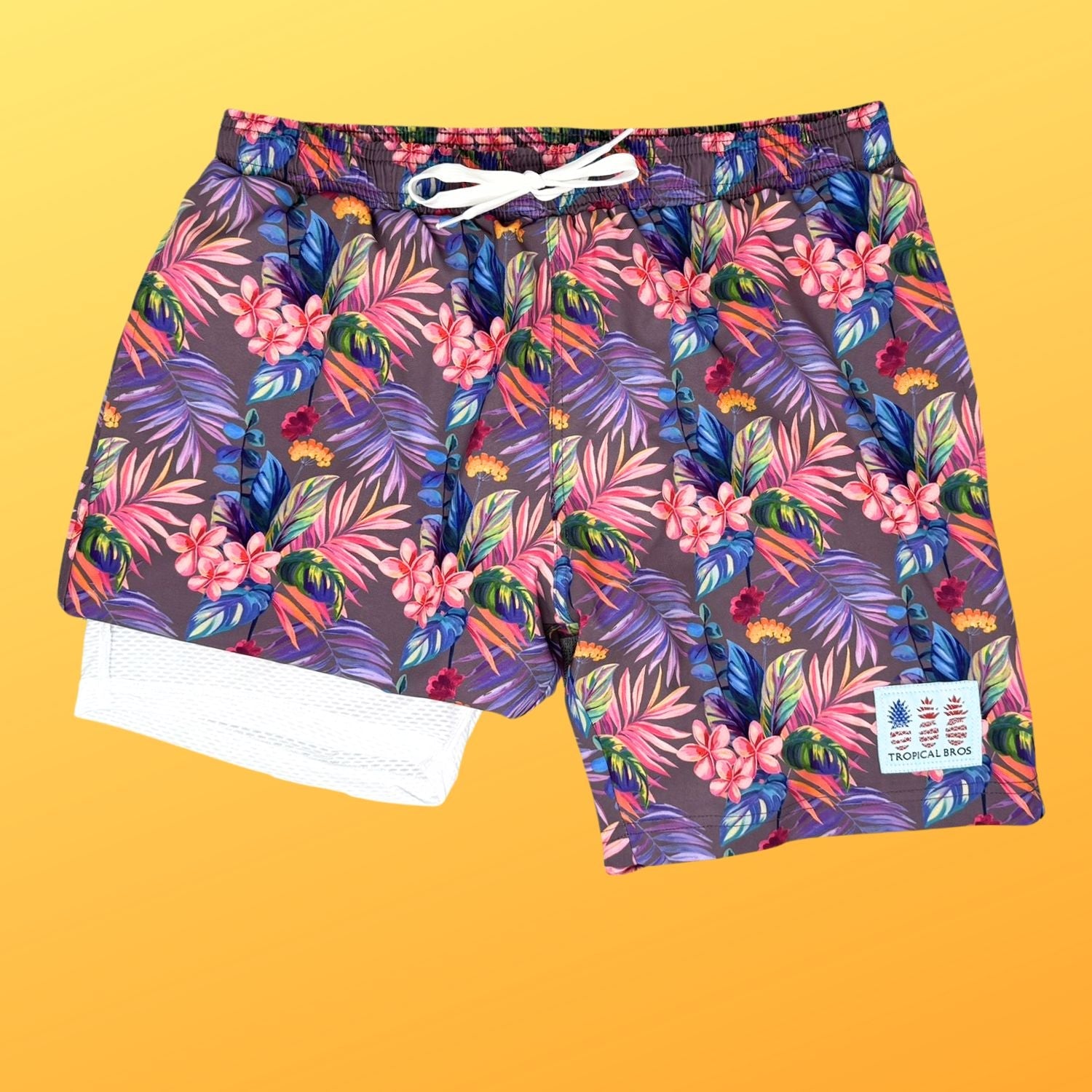Vacation Palms Swimsuit Shorts
