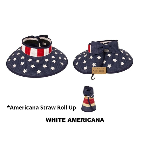 Americana Patriotic Rollable Visor For Adventures