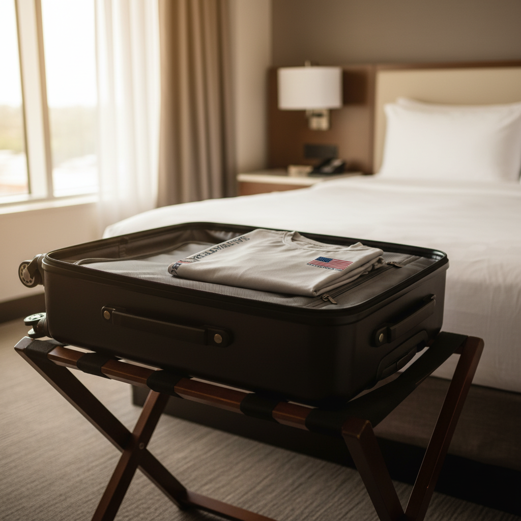 Gray long-sleeve shirt with 'Saltwater Born' logo and American flag on a white background