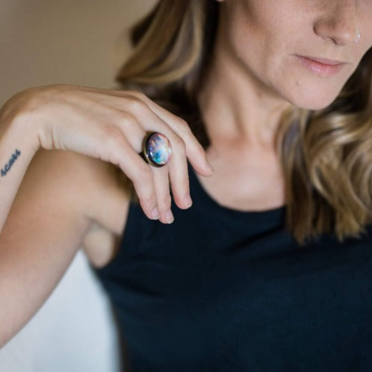 Interchangeable Moon Phase Ring