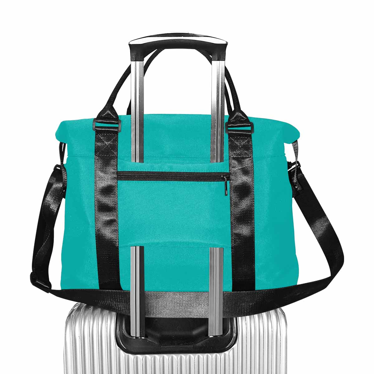 Teal Canvas Carry On