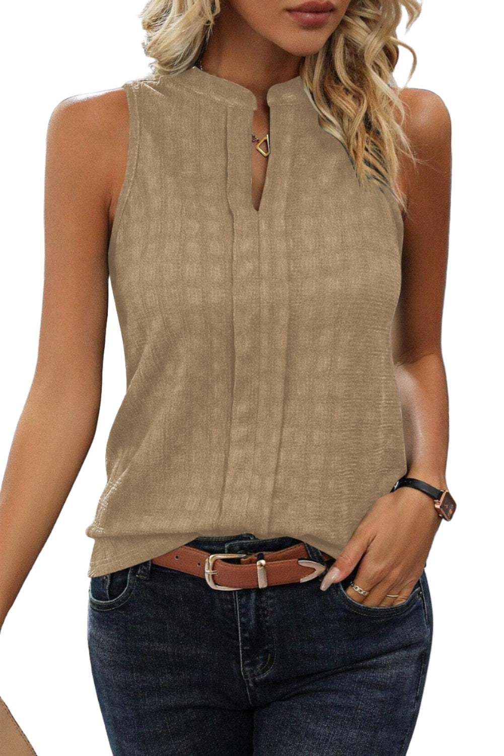 Textured Notched Tank