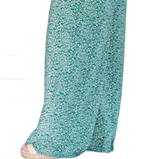 Ditsy Floral Wide Lag Pants