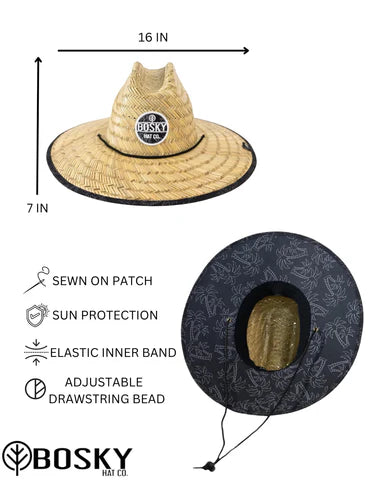 Bosky Hats - Vintage Sunflower Straw Hat