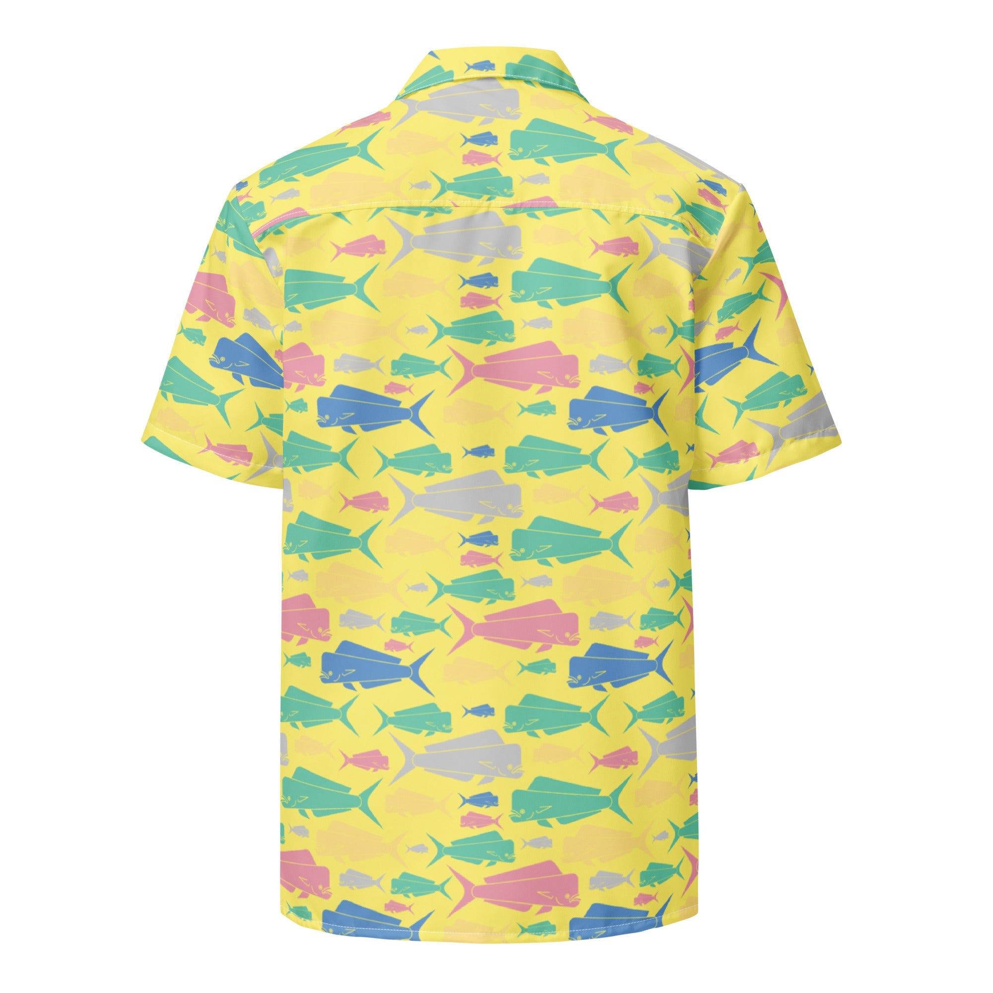Dorado Fish Island Button Down Hawaiian Shirt