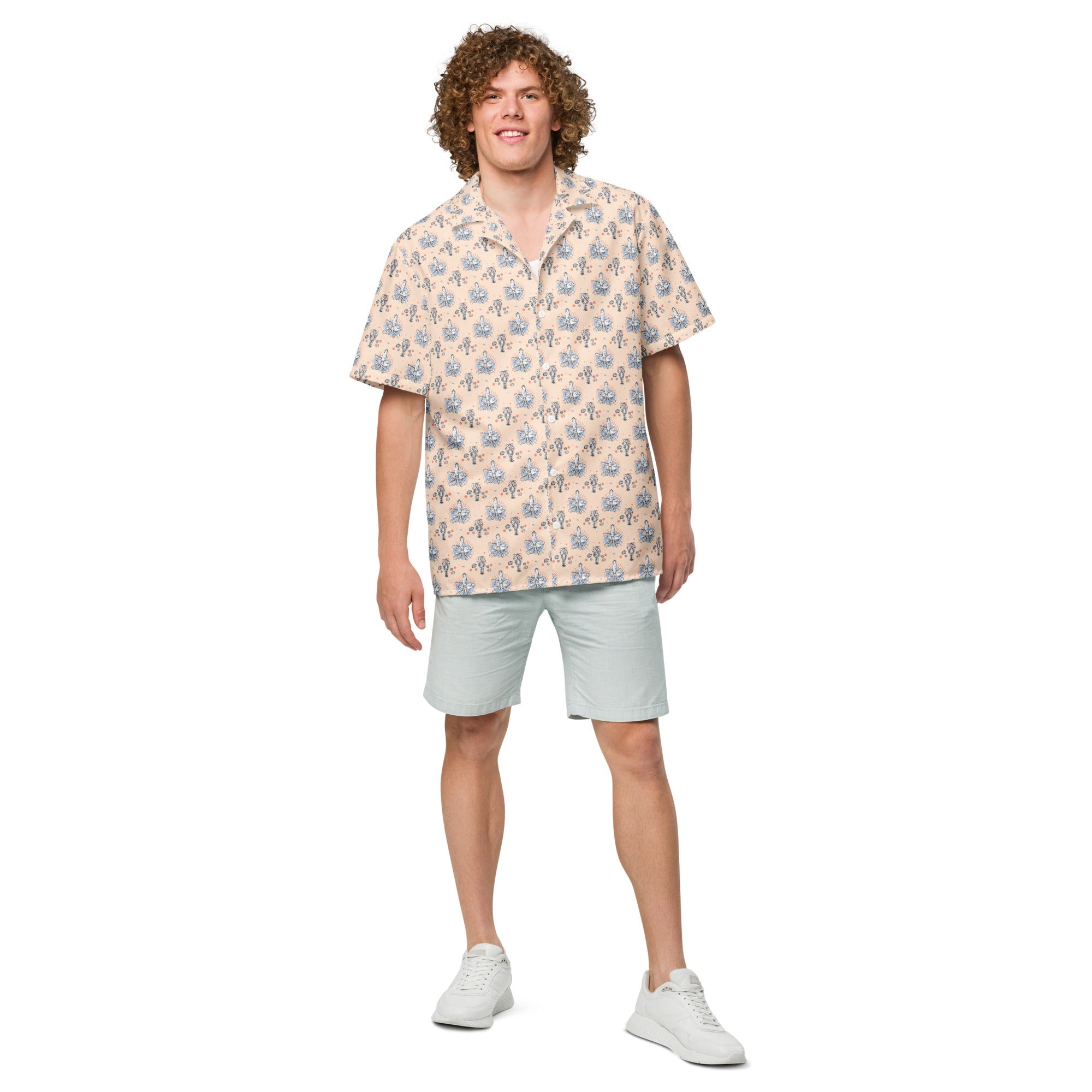 Triple Tangerine Hawaiian Shirt