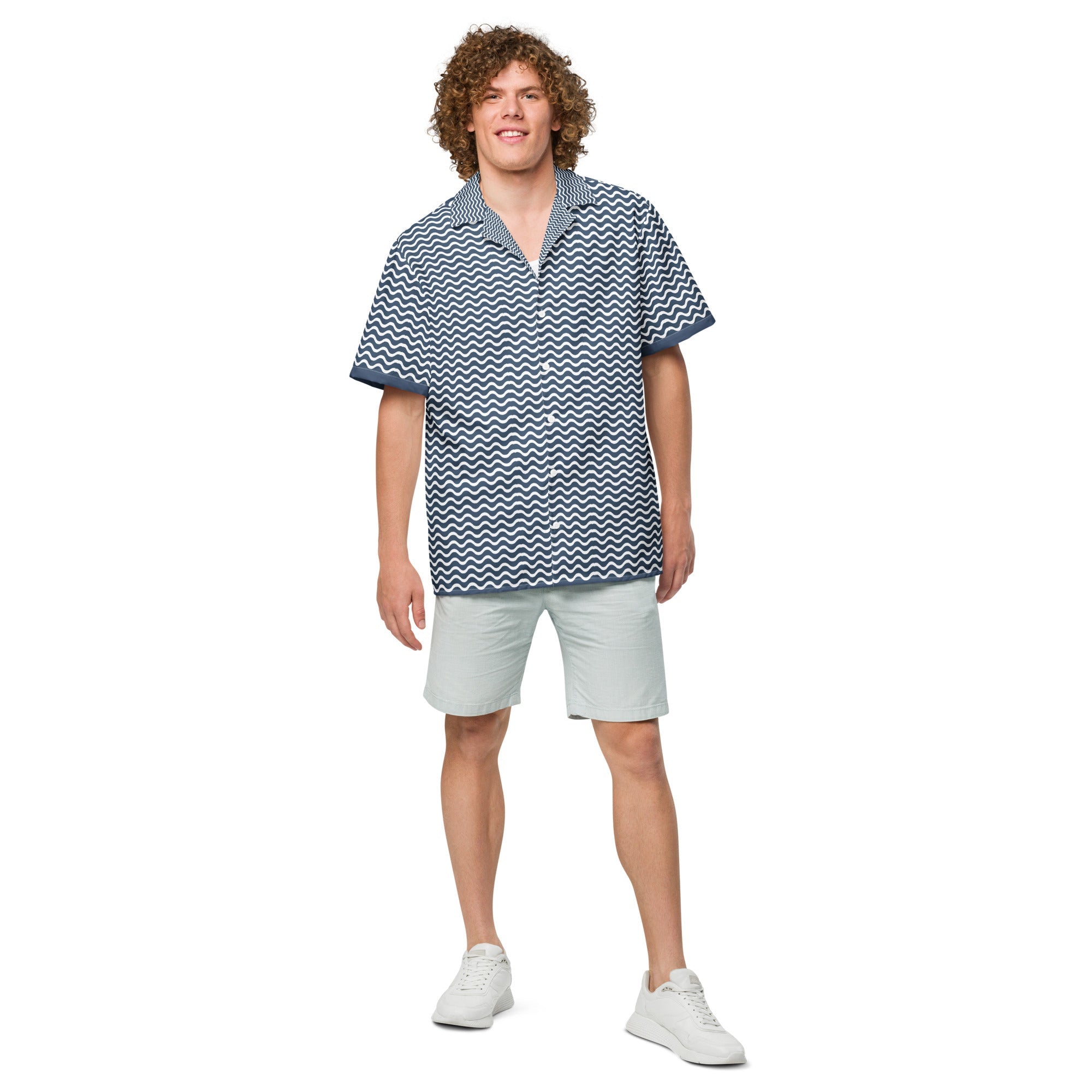 Proud Sailor Button Down Camp Shirt