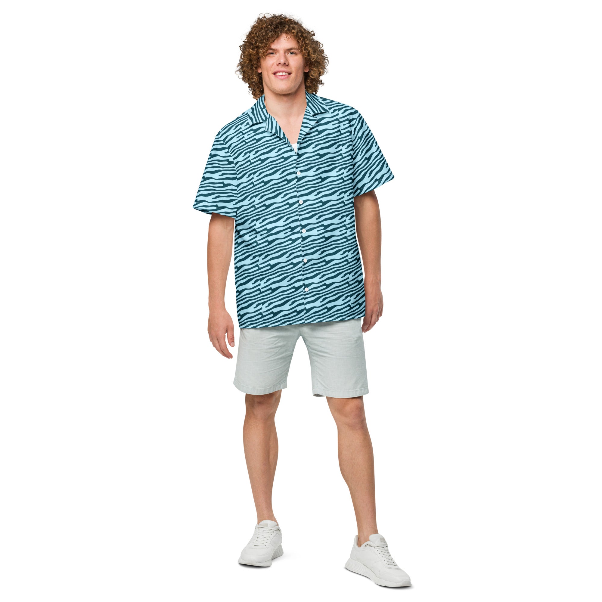 Steady Tide Button Down Hawaiian Shirt