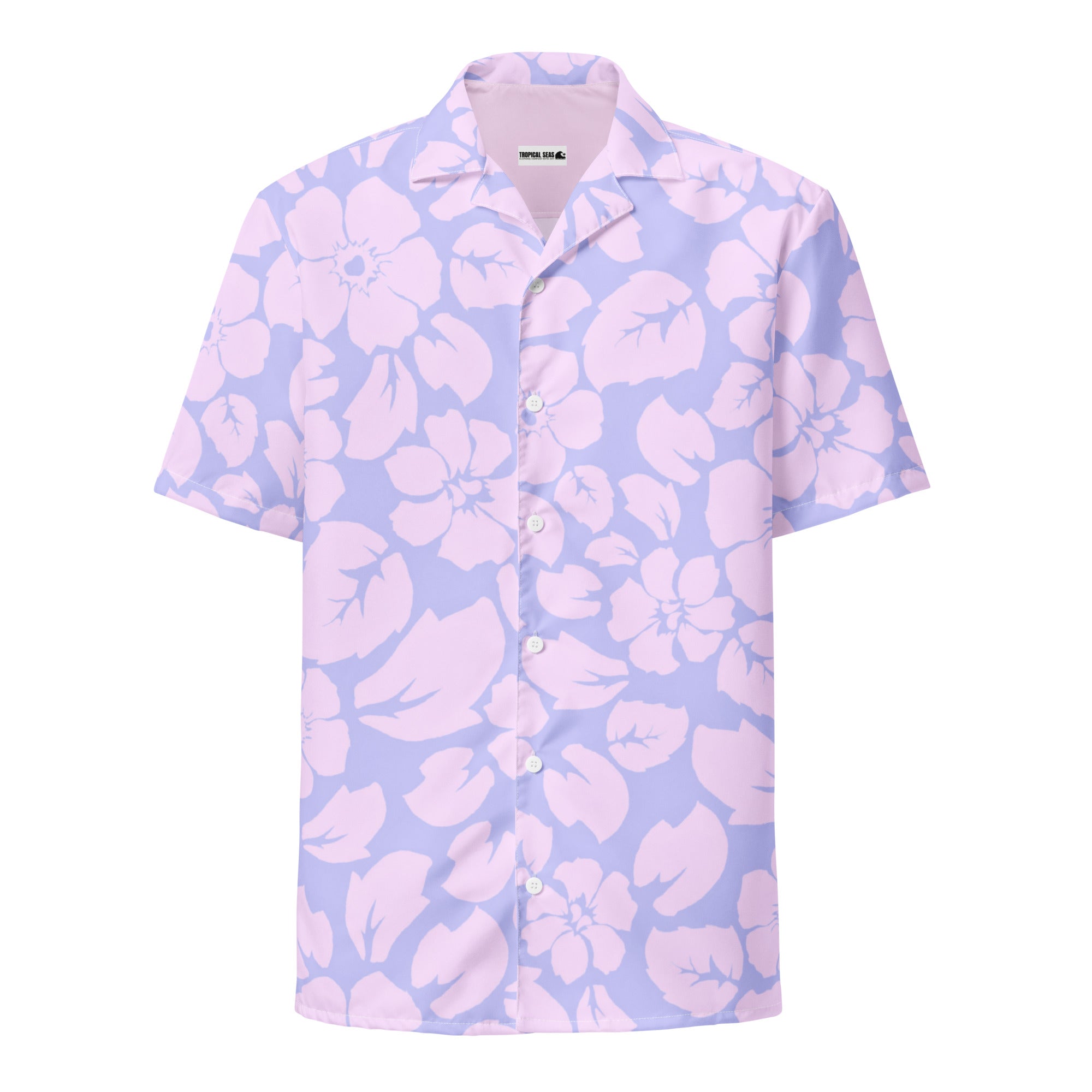 Tropical Purple Jungle Sunset Hawaiian Shirt