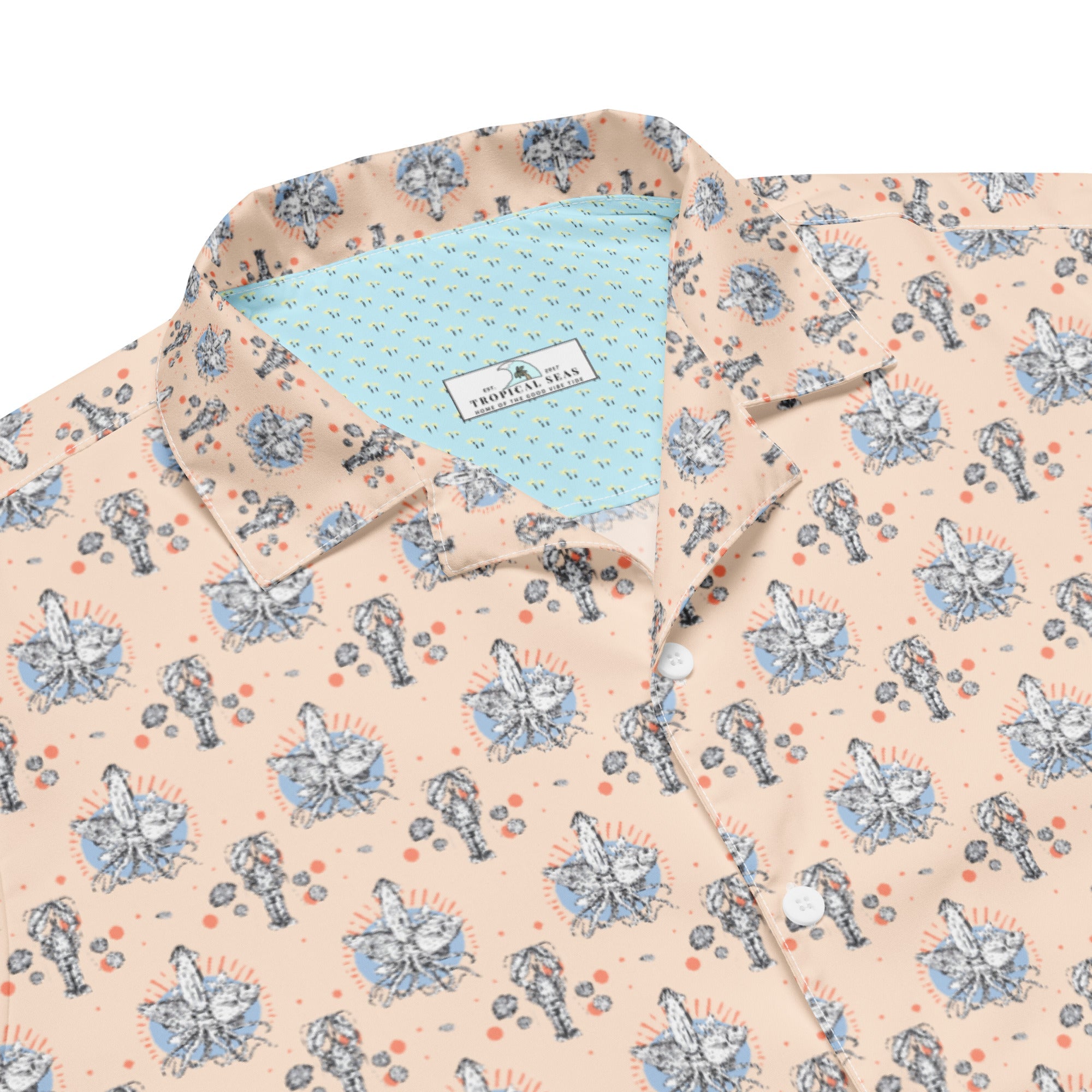 Triple Tangerine Hawaiian Shirt