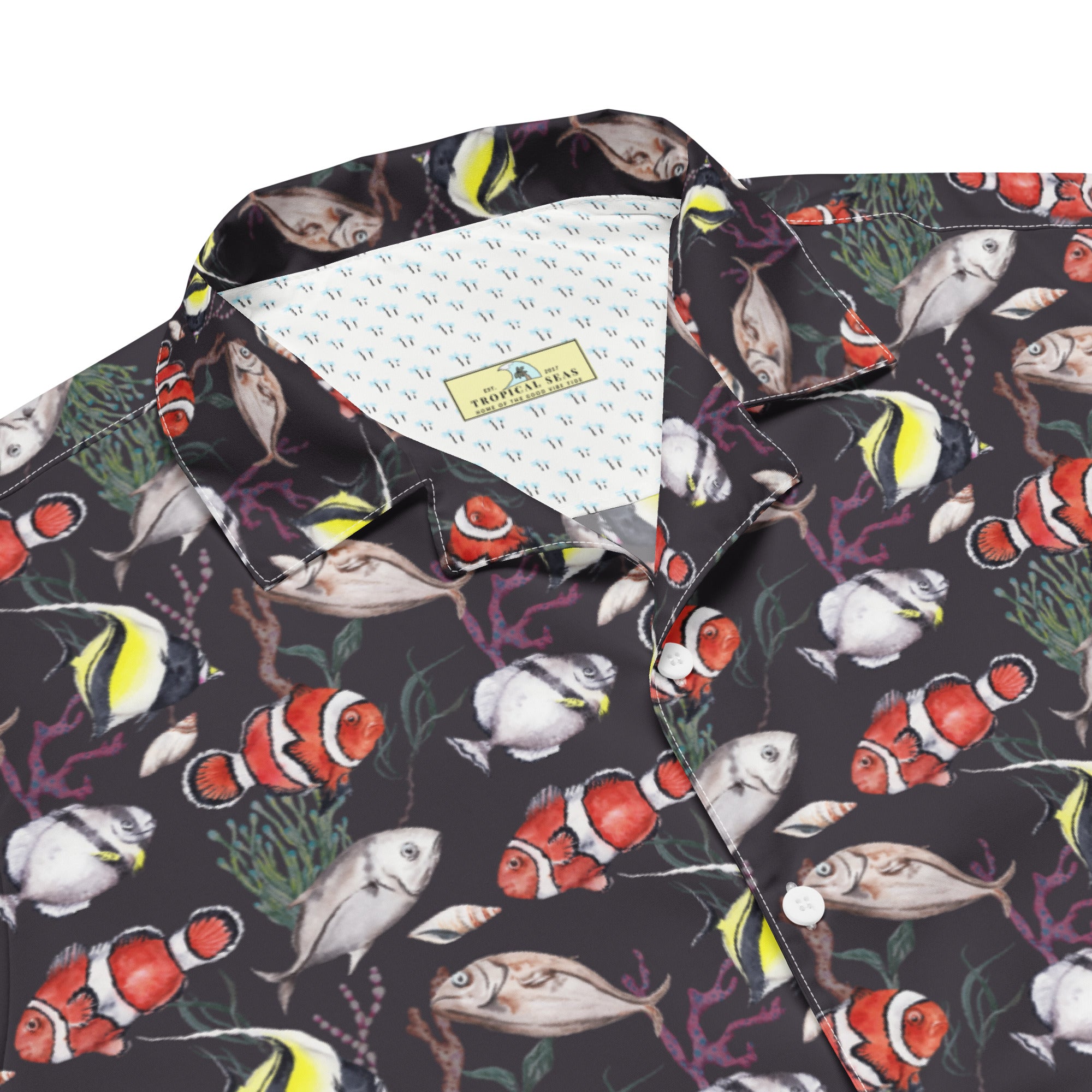 Murky Reef Tropical Saltwater Fish Hawaiian Shirt