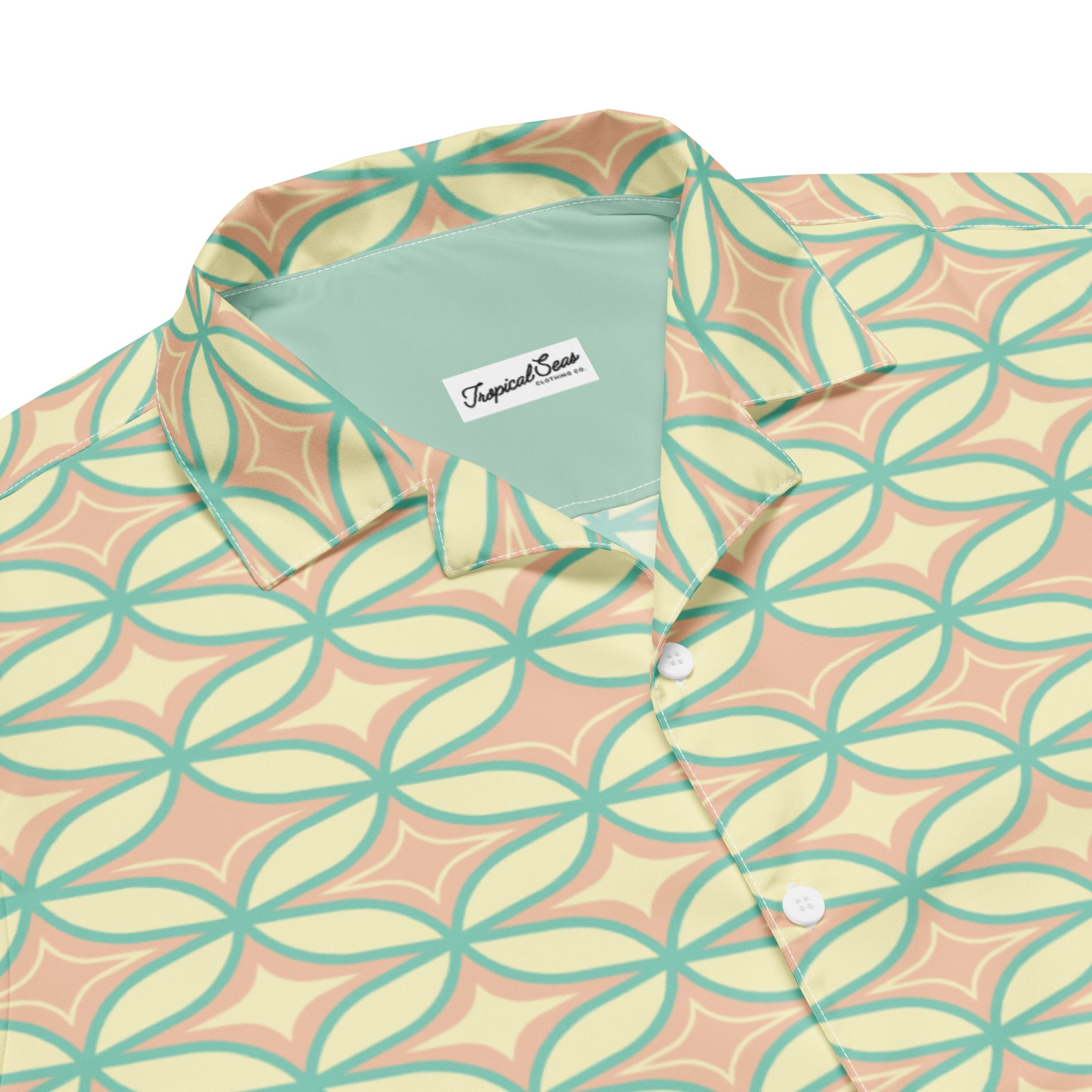 Tropic Shades Villa Hawaiian Button Down Shirt