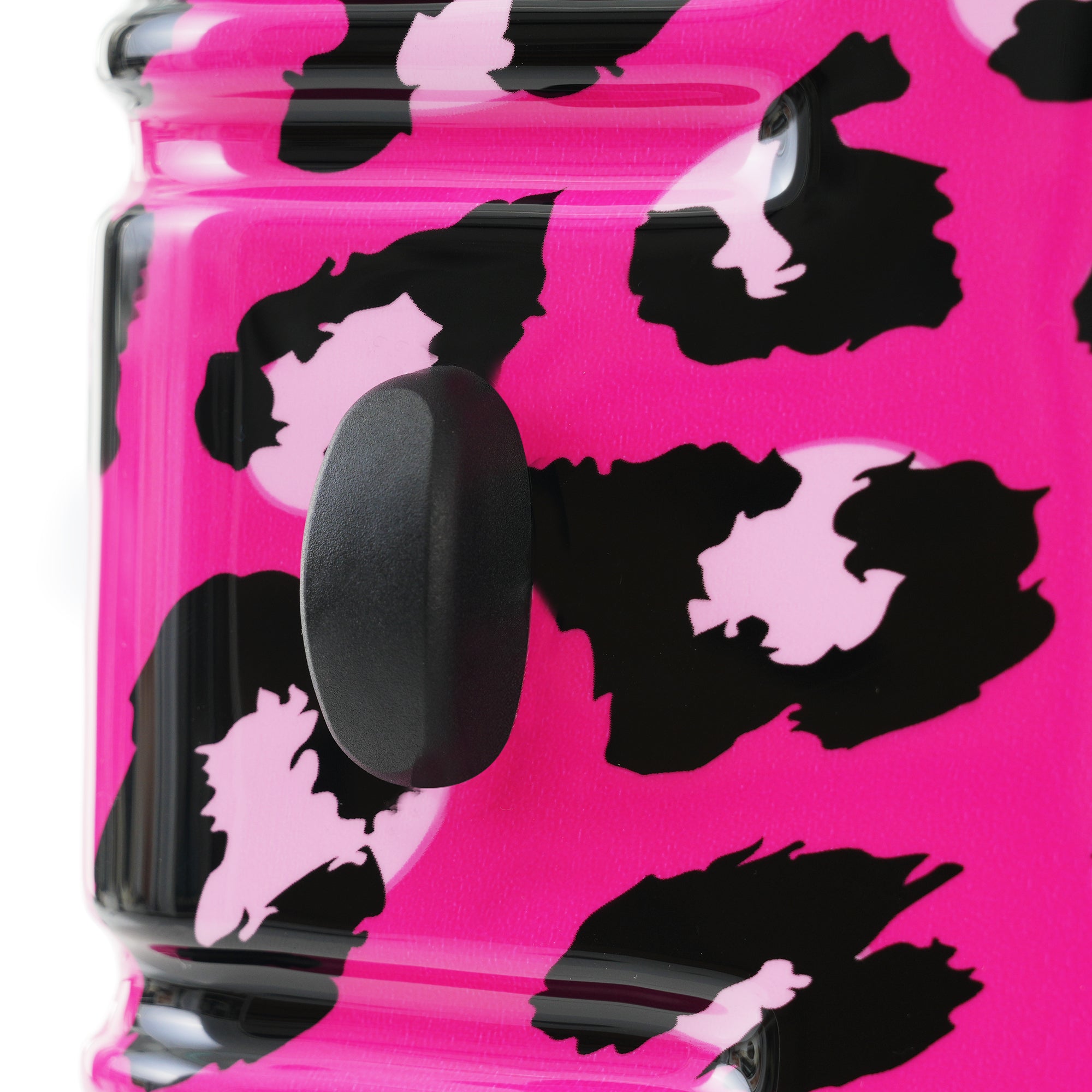 Hot Pink Three Piece Hardshell Luggage Set with TSA Lock 