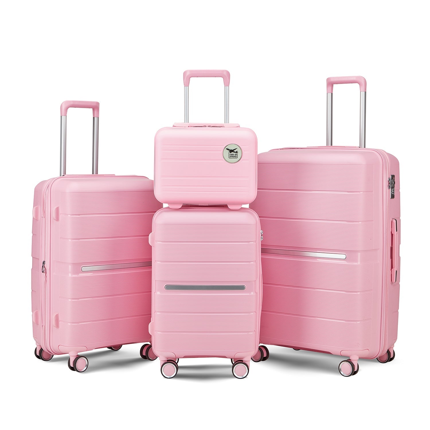 Luggage Sets 4 Piece(14/20/24/28) PP Lightweight & Durable Expandable