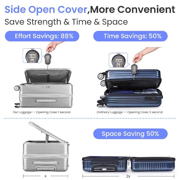 Luggage Sets 3 Piece(20/24/28), Expandable Carry On Luggage with TSA