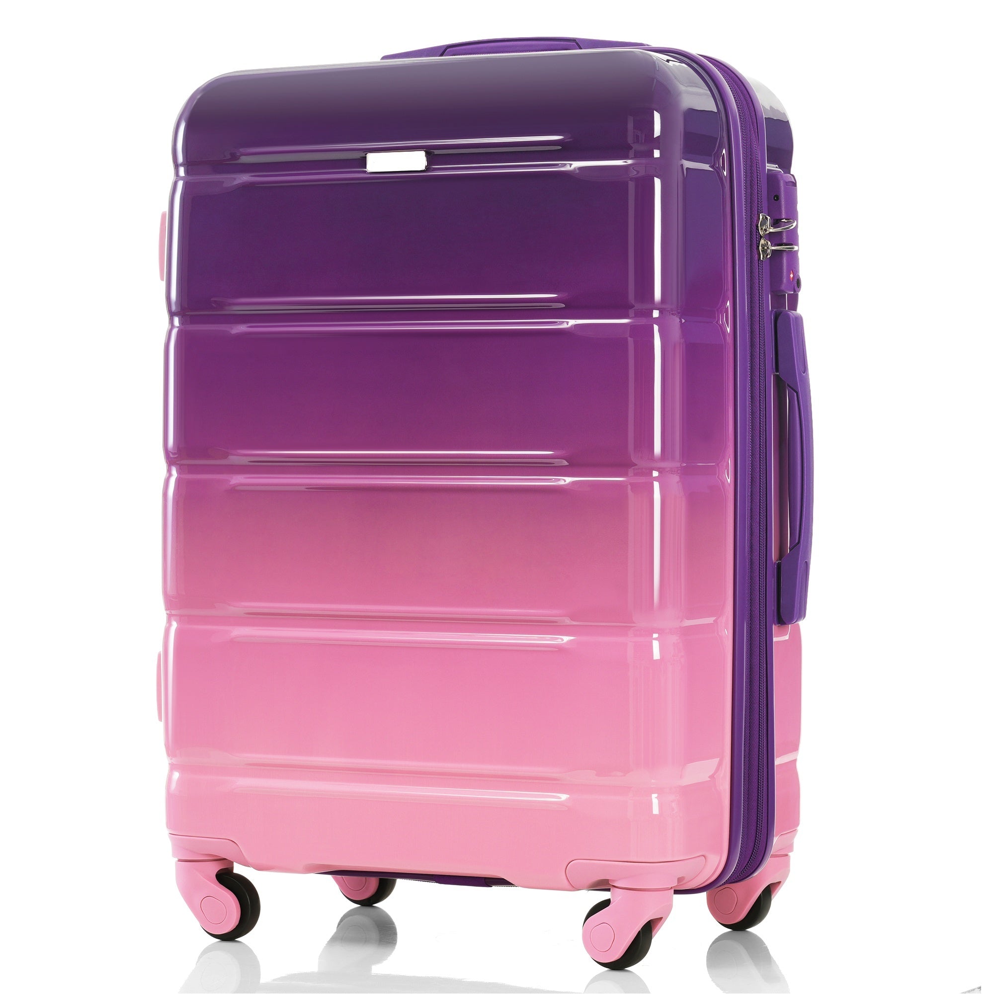 Luggage Set of Three with USB Port with Airline Certified Carry-on
