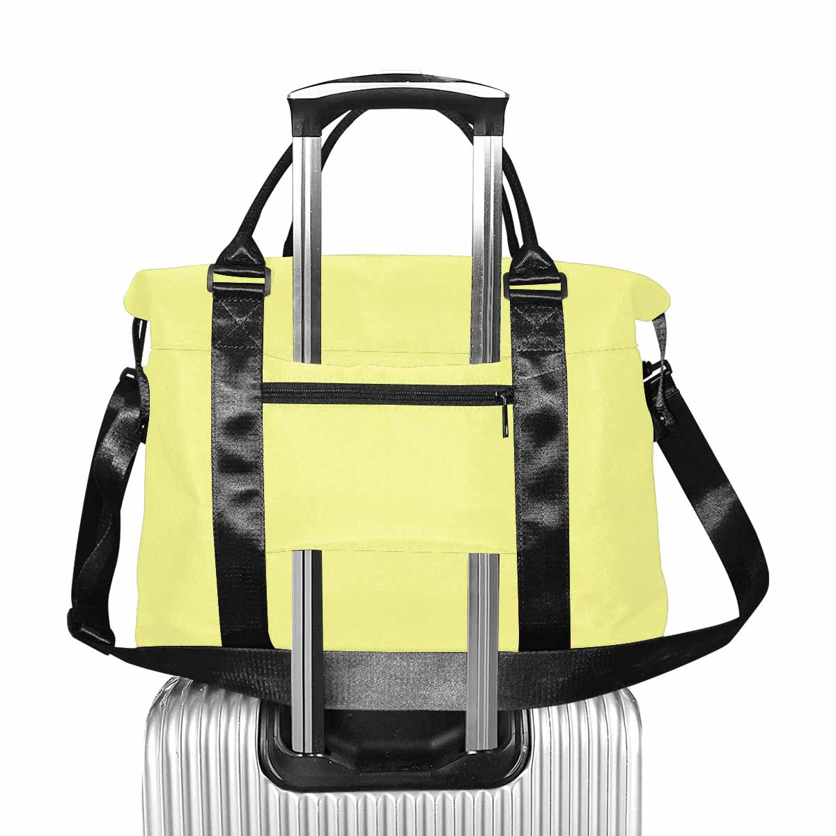 Light Yellow Canvas Carry On