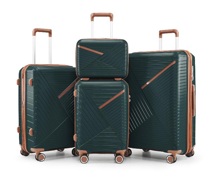 Luggage Sets 4 Piece(14/20/24/28), Expandable Lightweight Suitcase