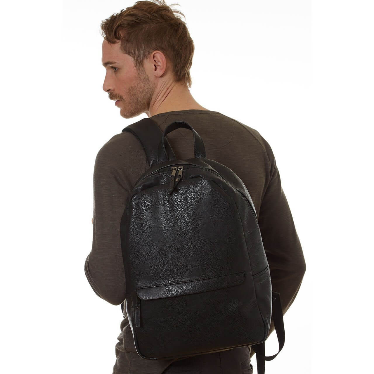 Tucker Vegan Leather Backpack
