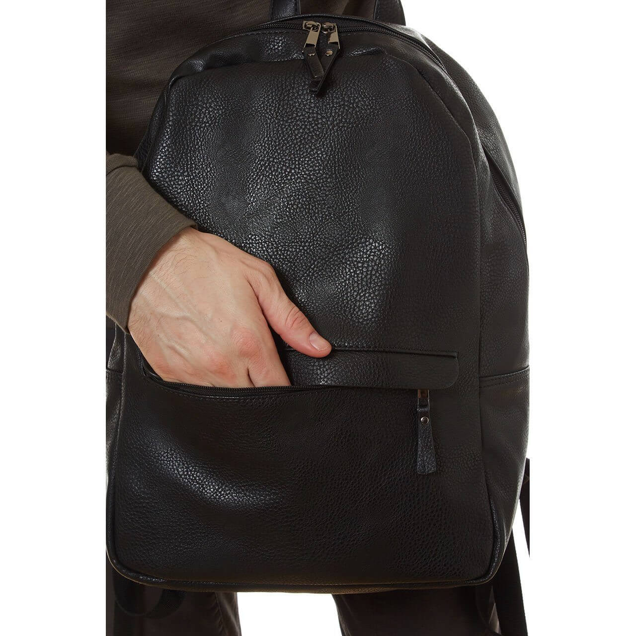 Tucker Vegan Leather Backpack