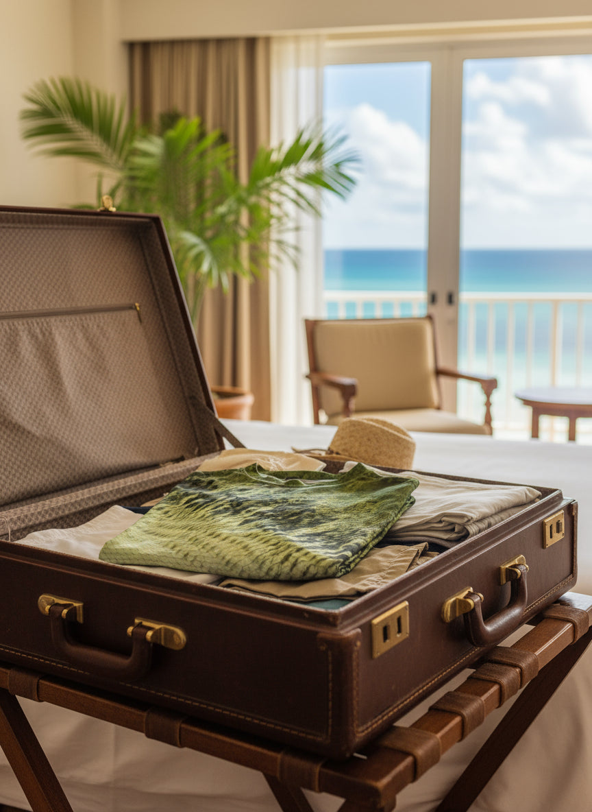 Long-sleeve shirt with gradient design and branding on a white background