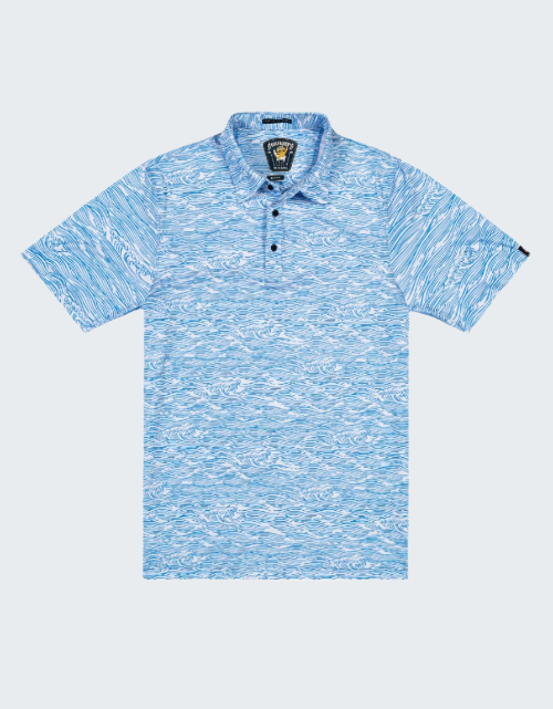Roll Tides Blue Performance Polo