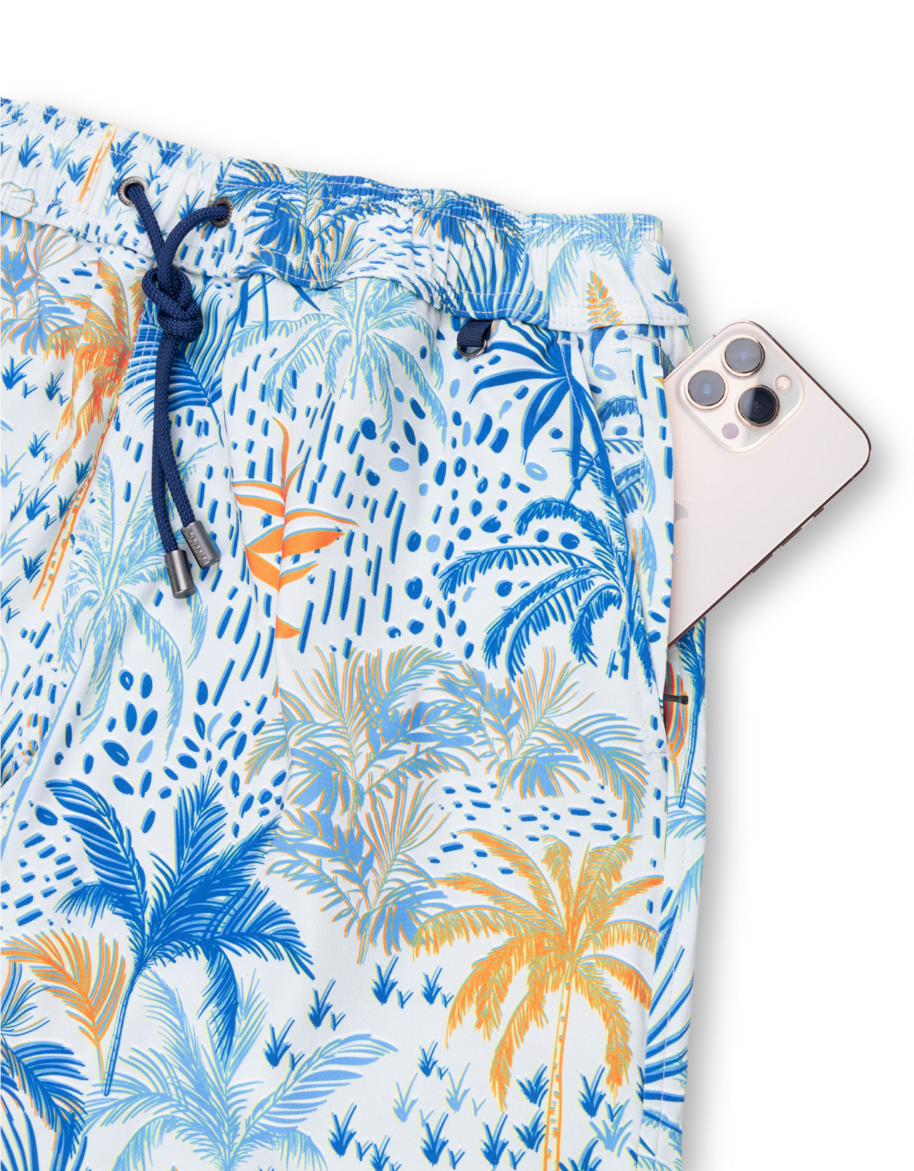 White Hot Tropics Orange Burst Swimsuit