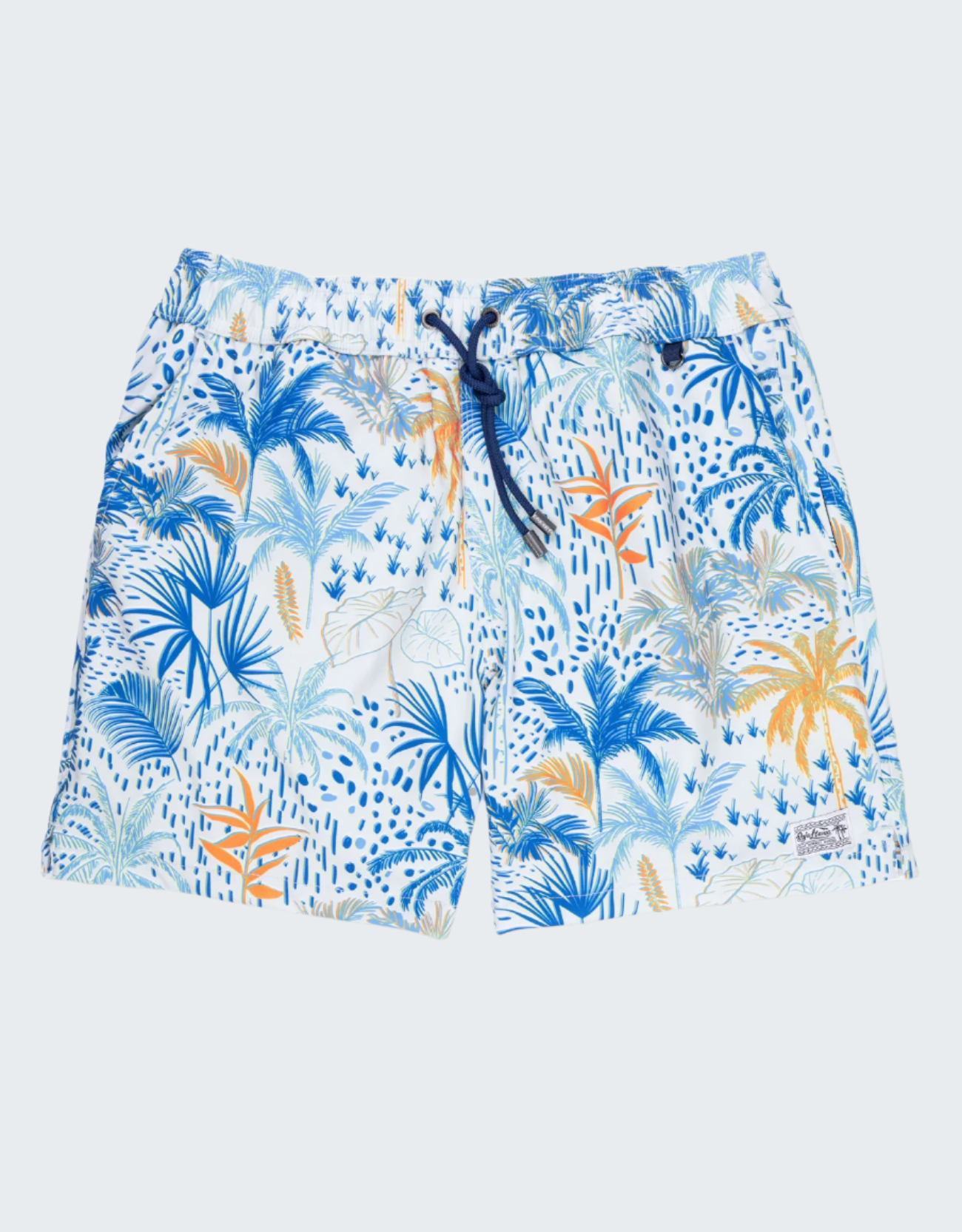White Hot Tropics Orange Burst Swimsuit