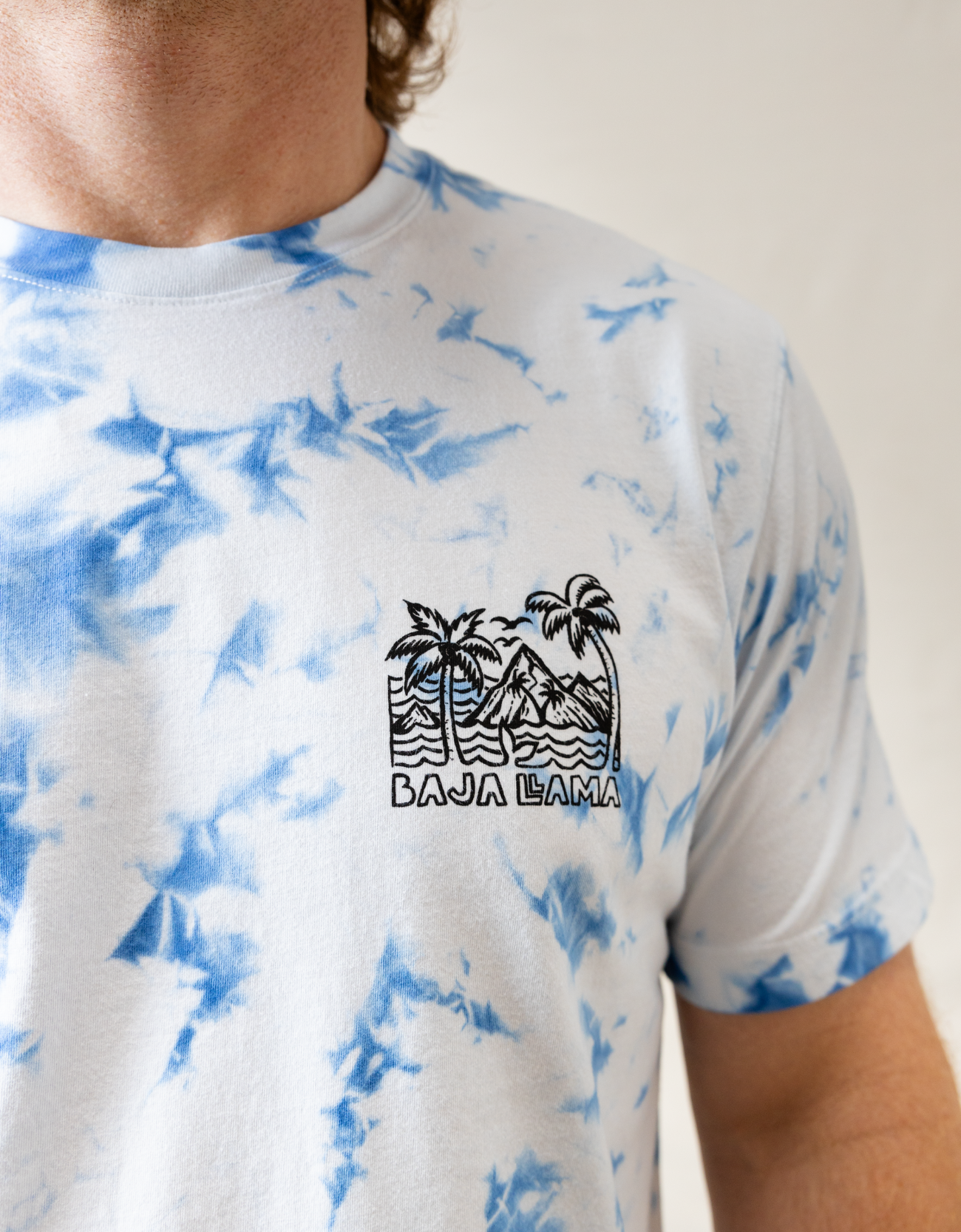 Wavy Dayz Blue Tie Dye Tee