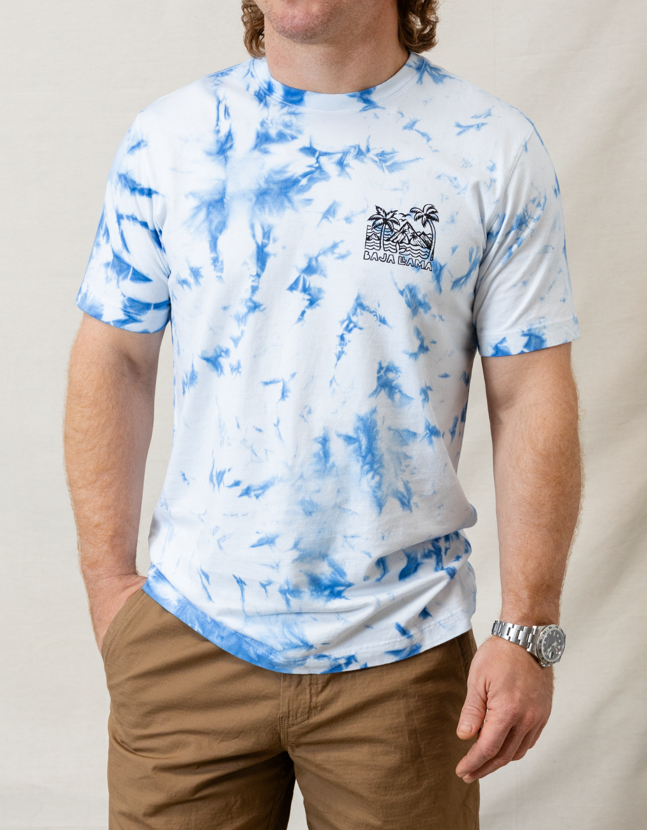 Wavy Dayz Blue Tie Dye Tee