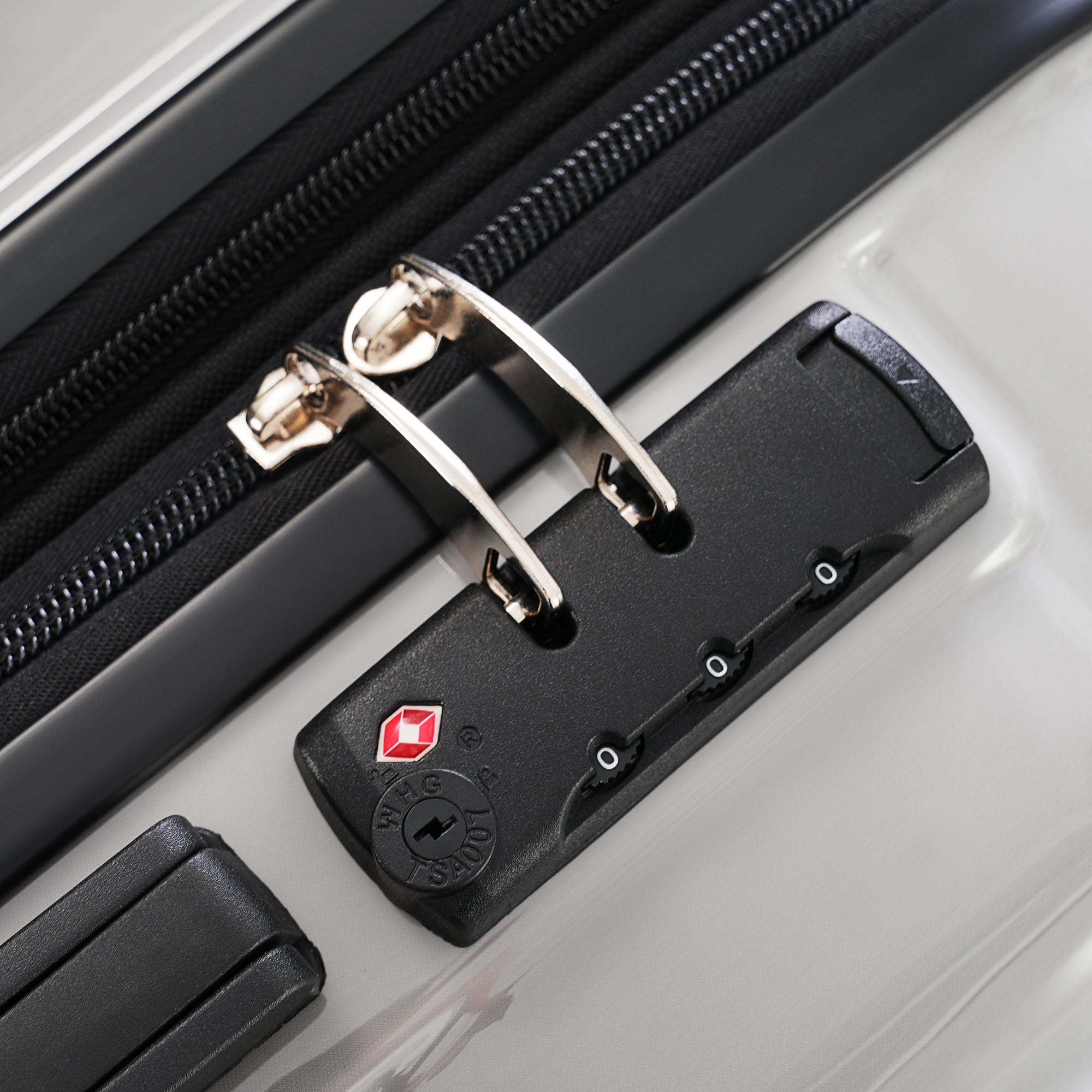 Black Airline Certified Carry-on Luggage with Cup Holder with Hard Shell Luggage with Spinner