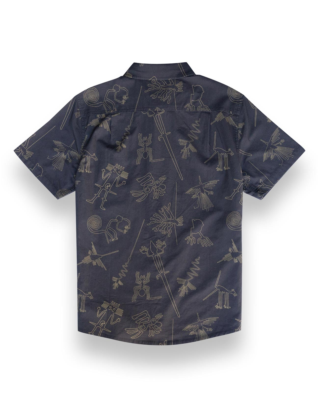 Nazca Lines Dark Chocolate Seven Seas Button Up
