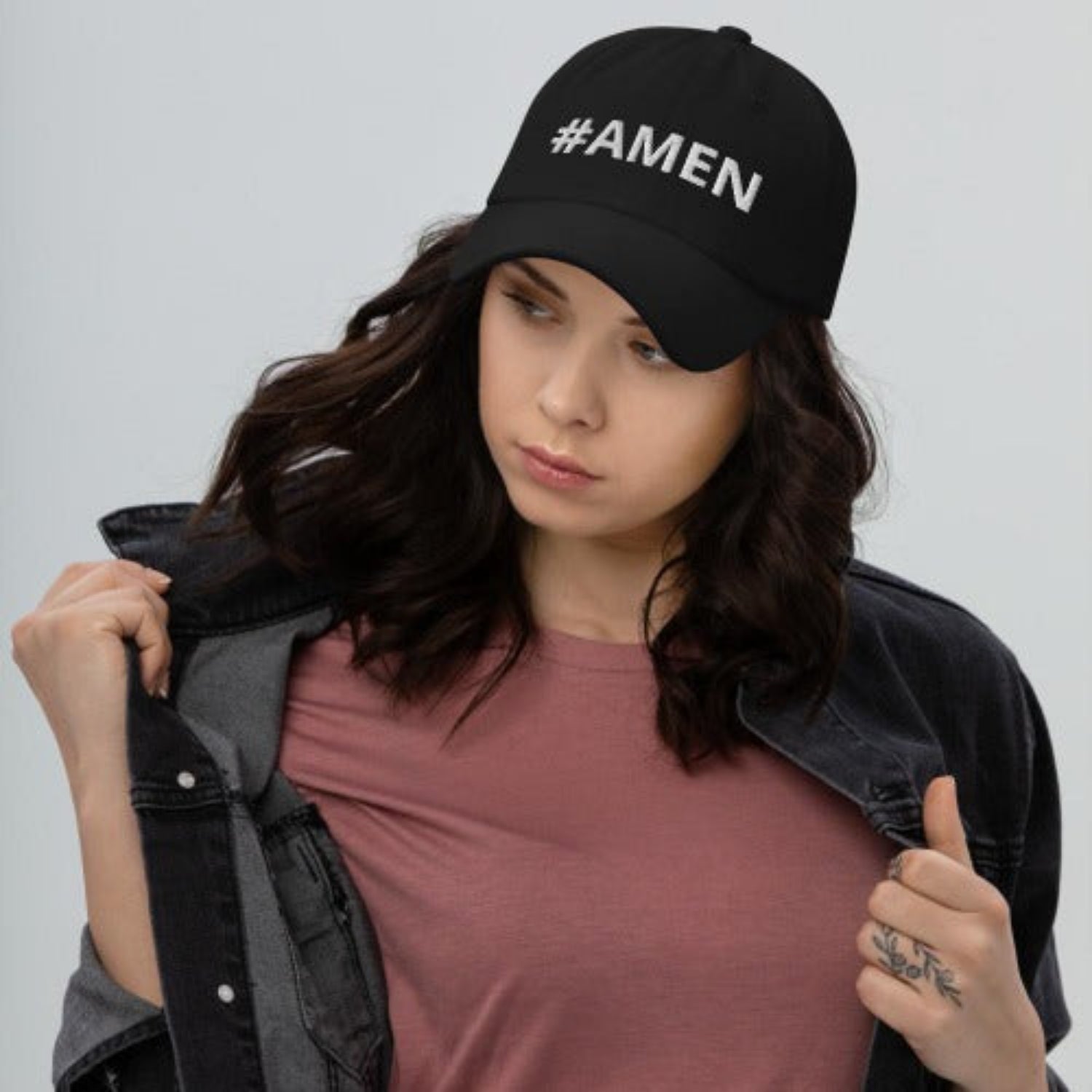 #amen Adjustable Snapback Hat