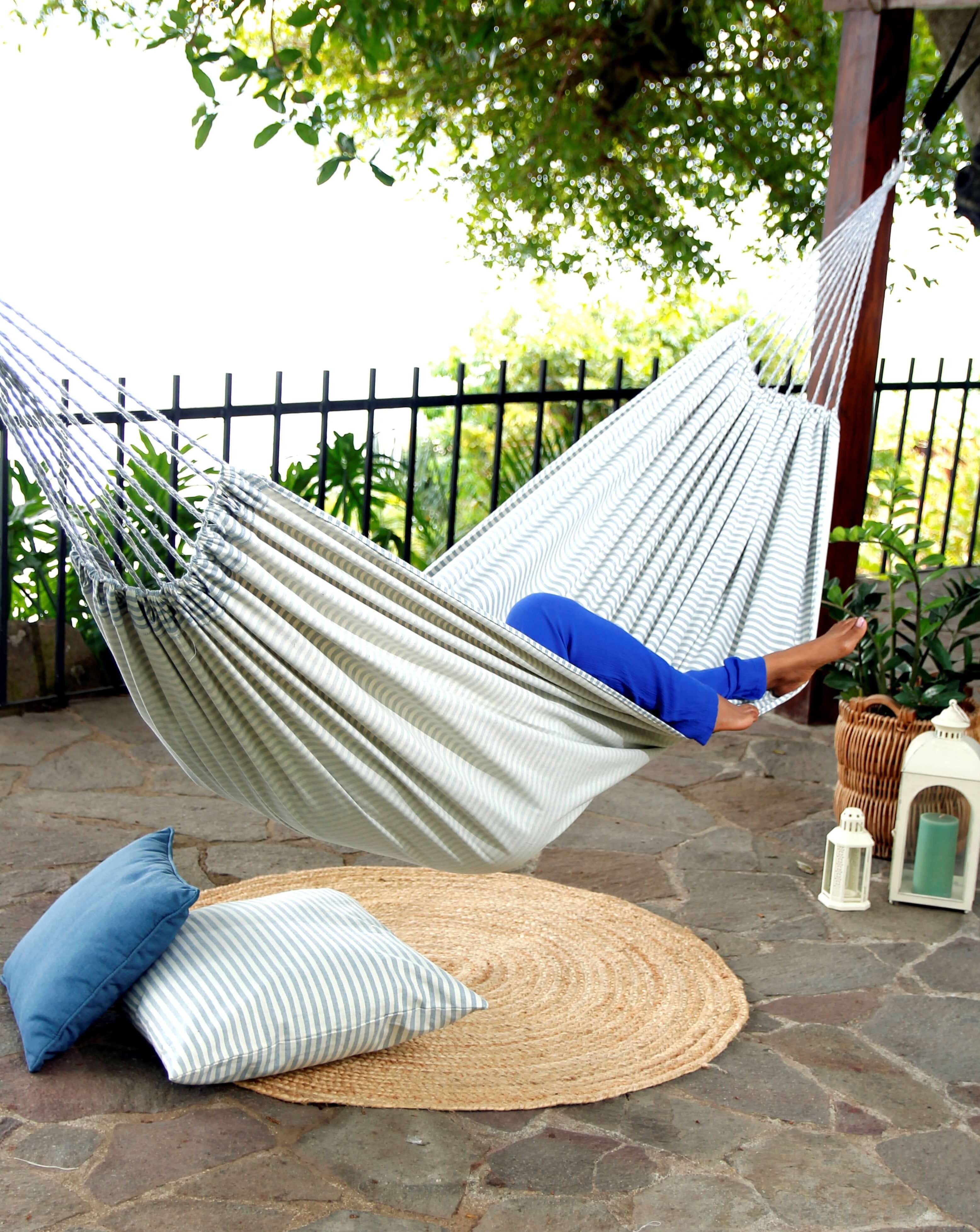 Limbo Imports Hammocks - Coastal Blue Beach Hammock
