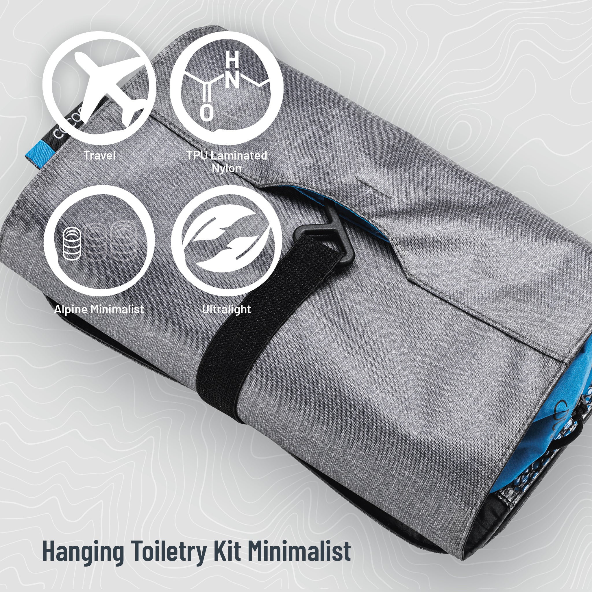COCOON Minimalist Hanging Toiletry Kit